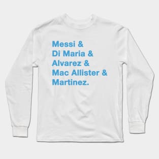 2022 Argentina World Cup Long Sleeve T-Shirt